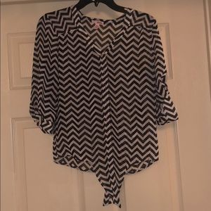 Chevron blouse.